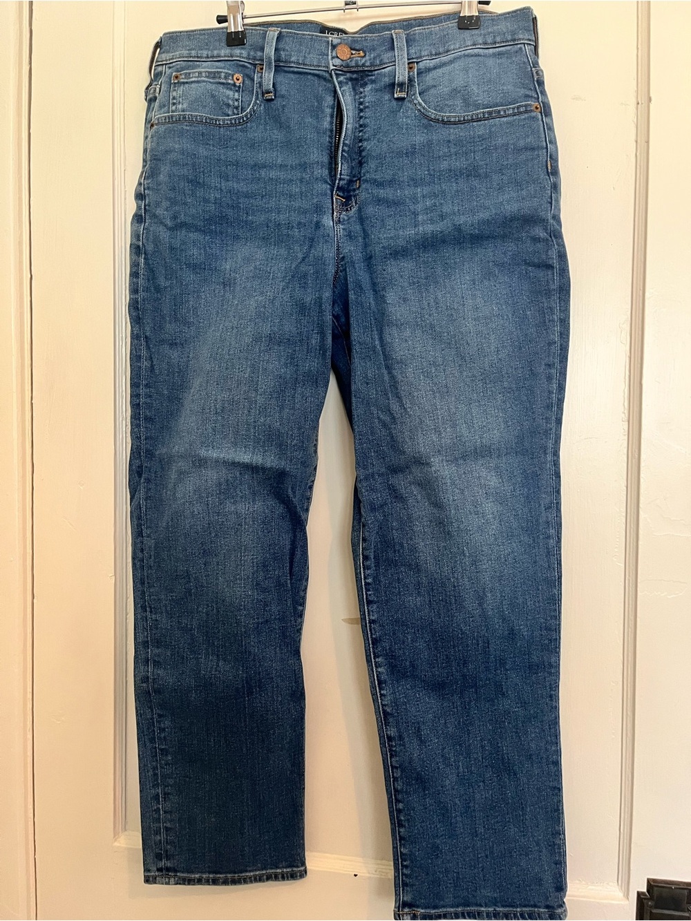 J. Crew Straight-Leg Men's Jeans in Medium Blue Wash